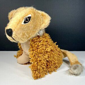 Vintage 1983‎ Huggables Latch & Hug Lion Cub Plush Stuffed Animal Latch Hook